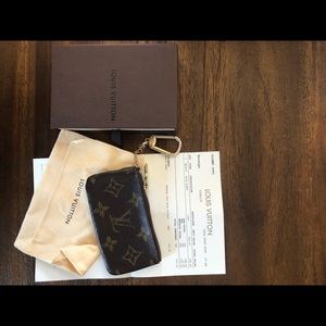Auth Louis Vuitton Keychain Card Holder
